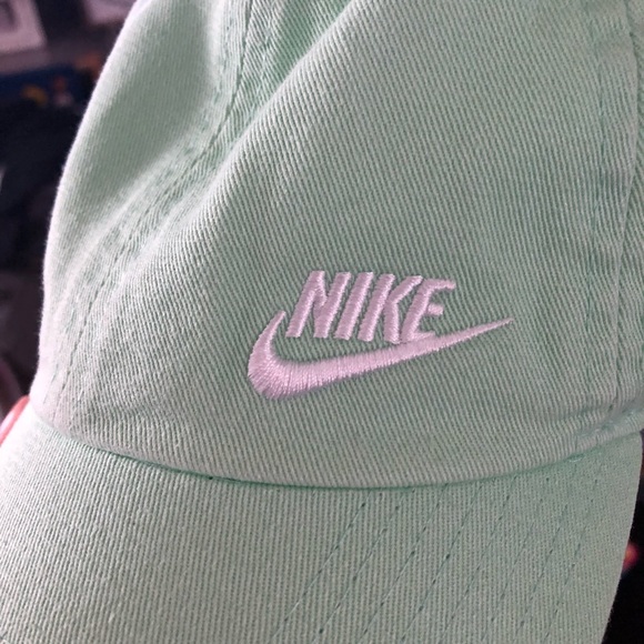 mint green nike hat